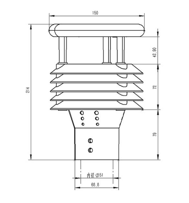 All-in-One sensors product size diagram