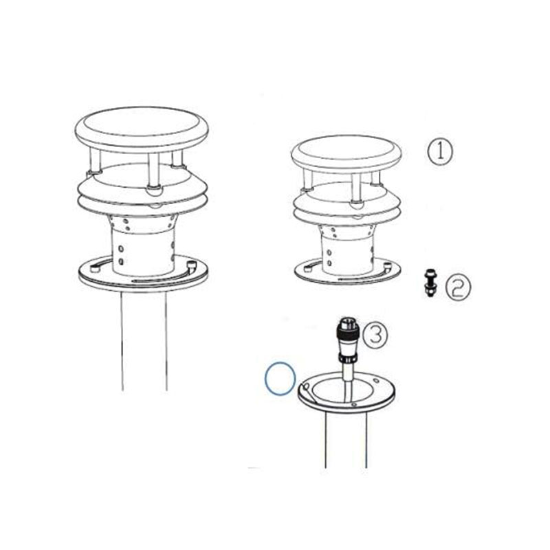 All-in-One sensors flange fixing method