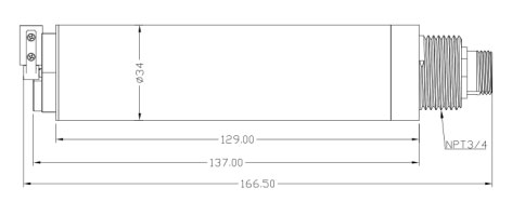 Oil in Water Analyzer size diagram