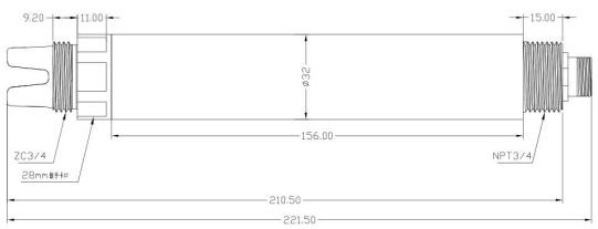 Soil PH Meter Size Diagram