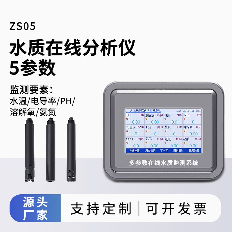 5-Parameter Automatic Water Quality Analyzer for Water Sources Enables Precise Online Monitoring of Key Indicators
